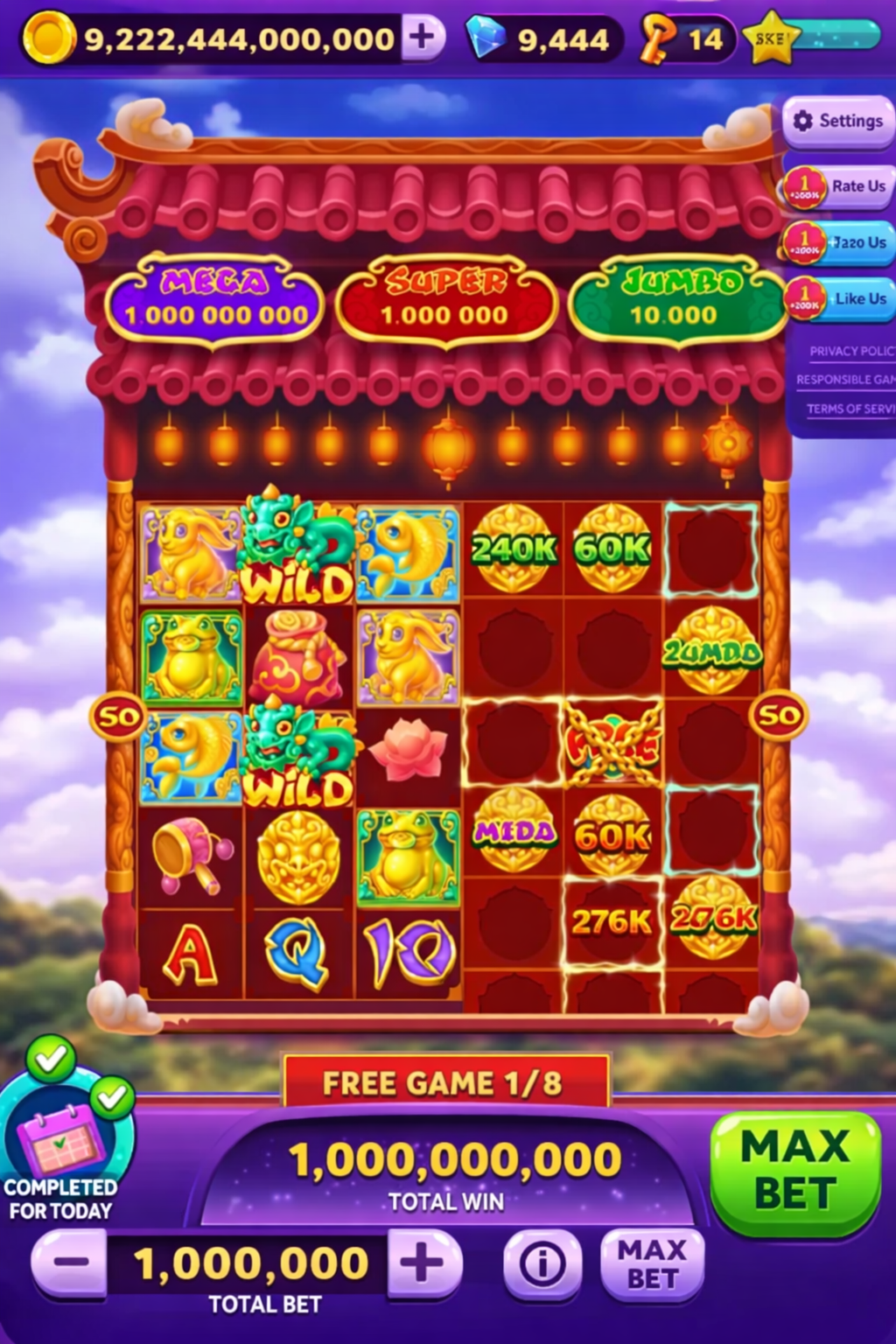 Correct Casinos game